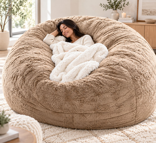 Faux fur bean - fur,