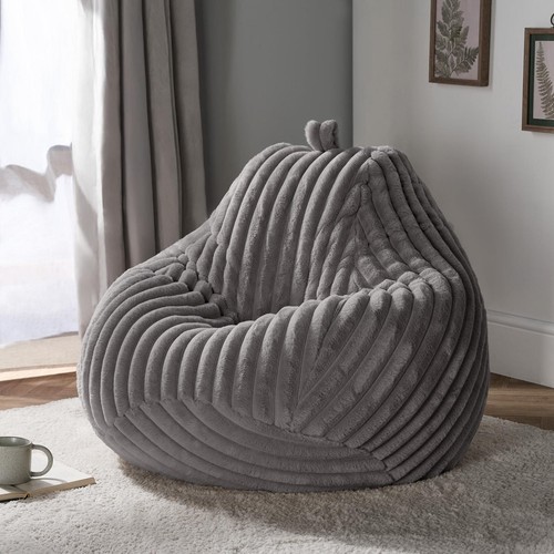 Ohs ribbed bean bag chair - ohs,